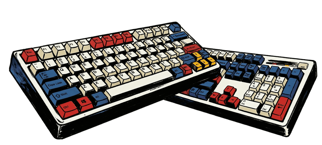Mechanical Keyboards Illustration