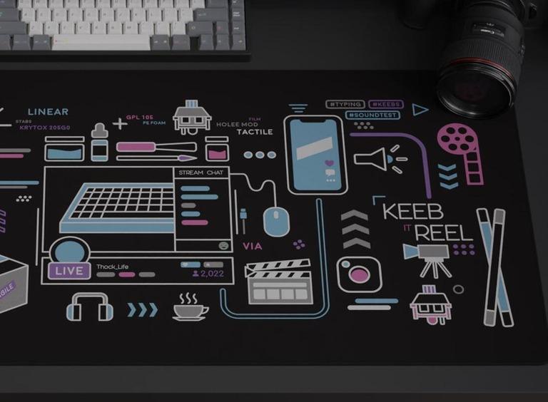 KEEB IT REEL Deskmat (IC)