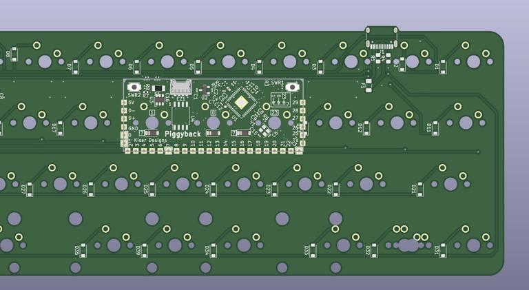 Piggyback Microcontroller Board (IC)