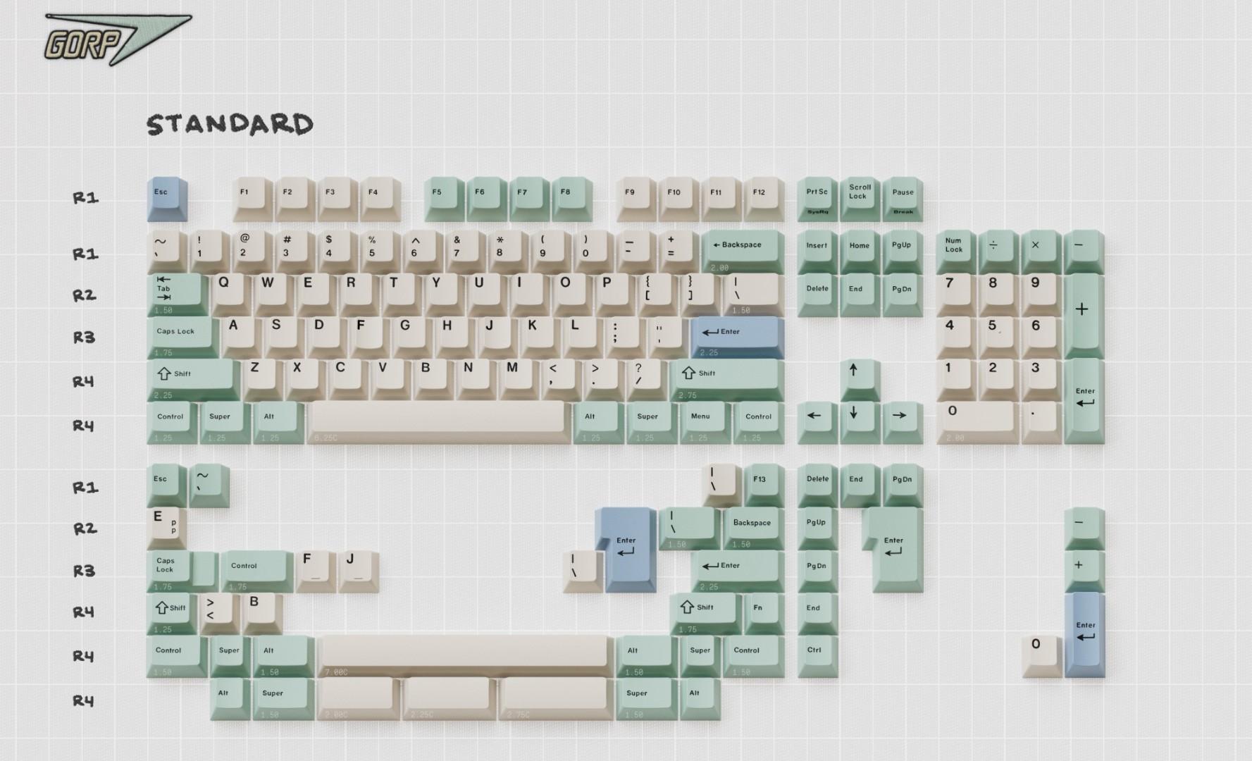 GMK CYL Gorp (Pre Order) - Keycap group buy cover image featuring GMK, pre-order, keycaps, keyboard, GMK CYL Gorp, group buy