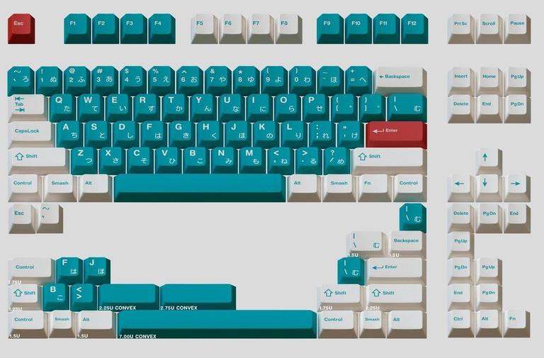 KDS DEKU (IC) - Keycap interest check cover image featuring KDS Deku, group buy, keycaps, PBT Dye-Sub, Cherry profile, vendors, Hibi artisan