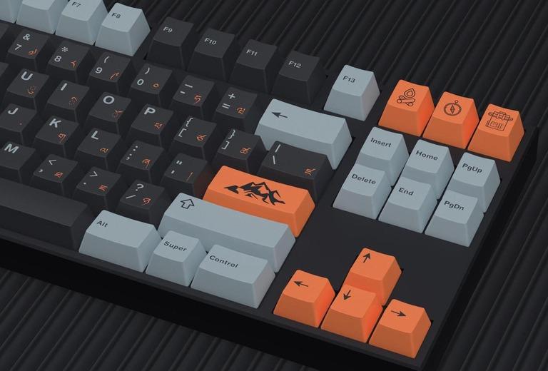 EPBT Flaming Ice Keycaps