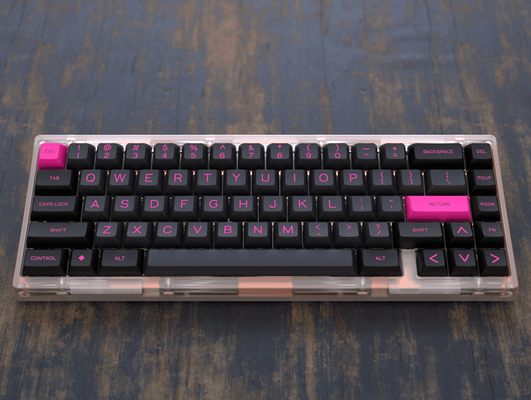 DSS Distortion Keycap Set (IC) - Keycap interest check cover image featuring DSS set, punk rock keycaps, Bowl Keyboards, Madmax13, Switchbox Studio, Doubleshot ABS, keyboard novelties