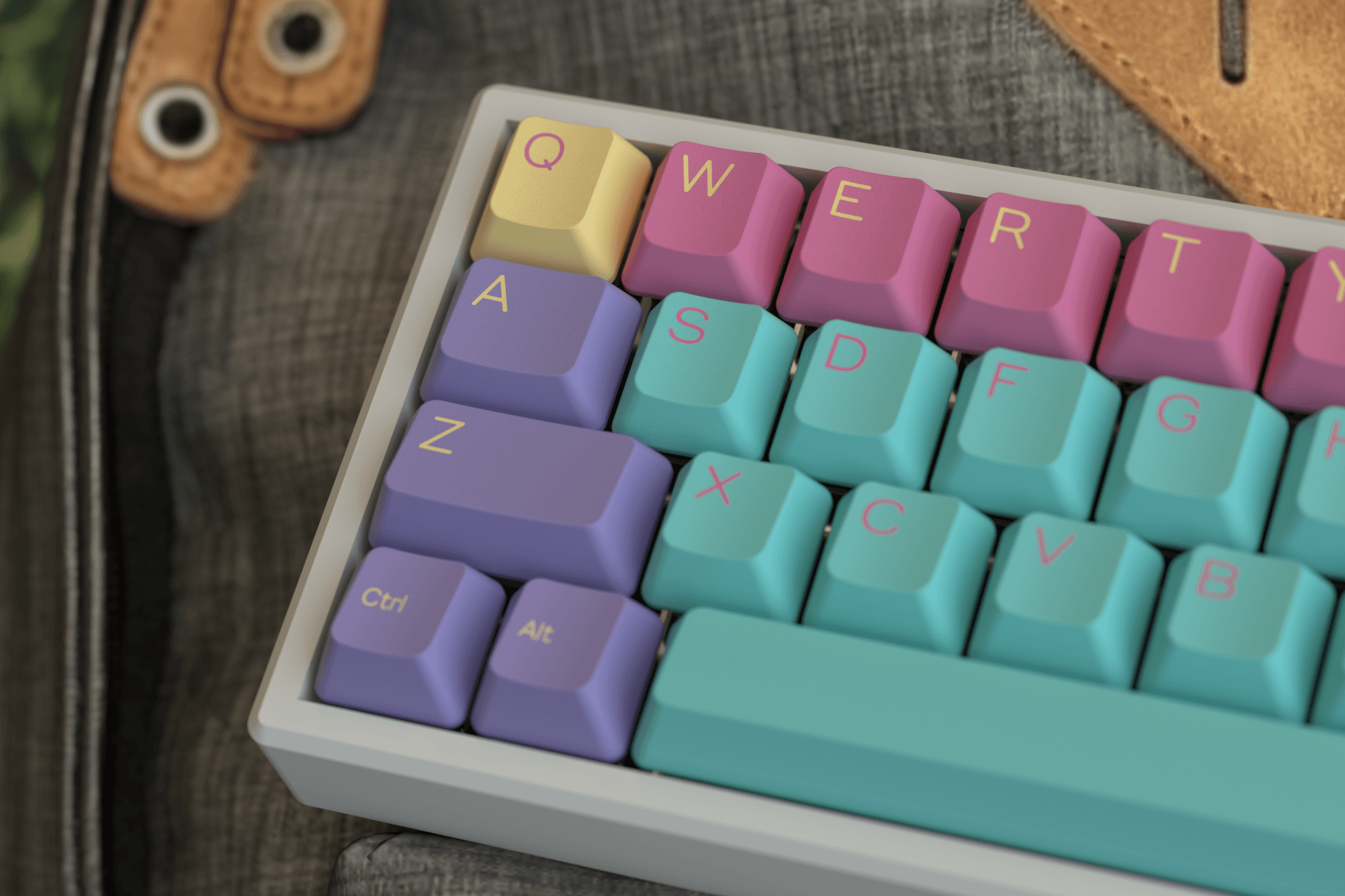 DCS After-school 1992 - 40s Monokit (IC) - Keycap interest check cover image featuring DCS, After-school 1992, 40s kit, mechanical keyboard, keycap set, QAZ, Norbauer, Keyboard Arcade