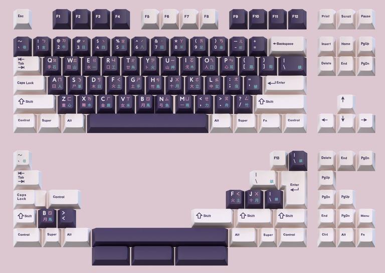 WS Stage Warrior (IC) - Keycap interest check cover image featuring WS Stage Warrior, manufacturer change, kittings rework, Yun Jin, Genshin Impact, keycap set, PBT Dye-Sublimation, Cherry profile, collaboration, Geekhack