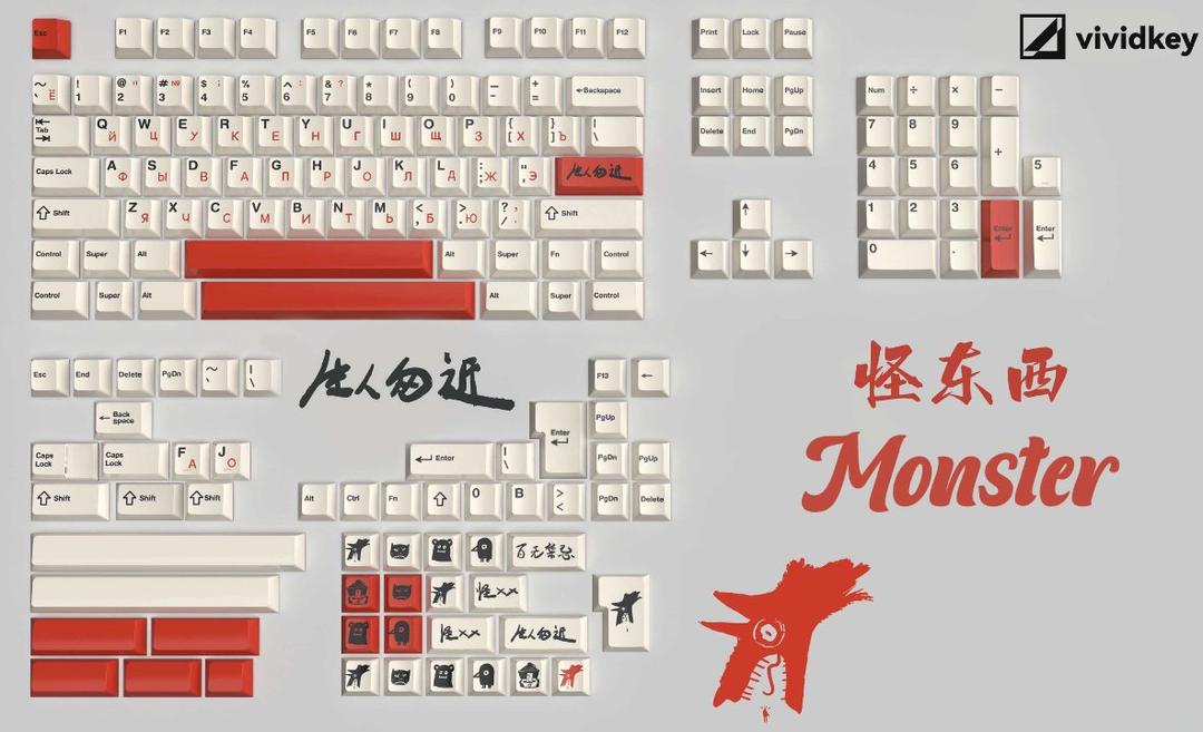 Vividkeycaps Monster (IC)