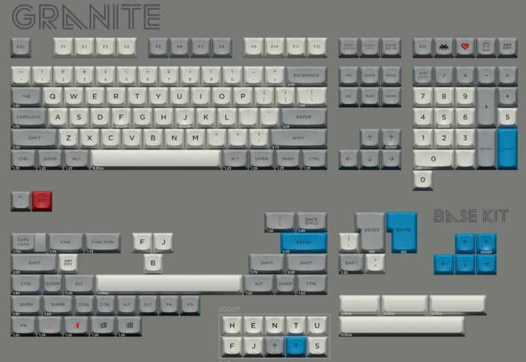 PBS Granite (GB) - Keycap group buy by upas