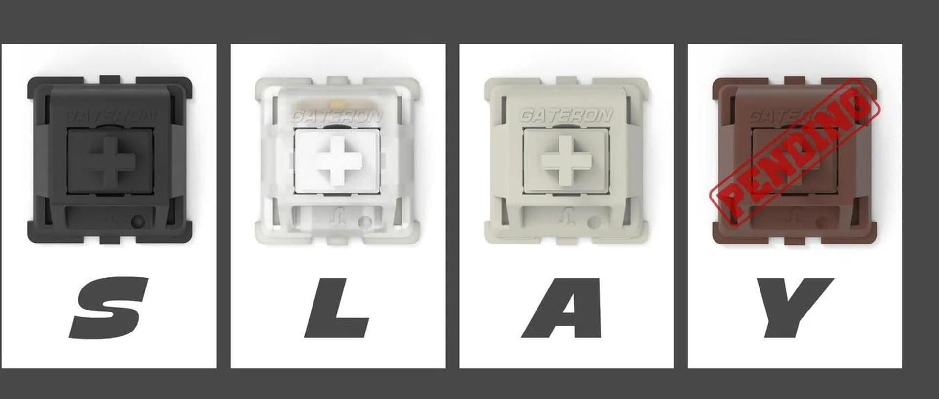 Sillyworks X Gateron Project Rehash SLAY Switches