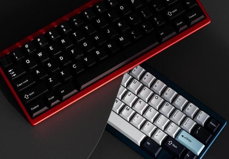 Pneuma Mk.2/60 - Keyboard group buy cover image featuring Pneuma Mk.2/60, Antipode, mechanical keyboard, custom keyboard, 60% keyboard, o-ring gasket mount, aluminum case, polycarbonate top, internal weight, QMK, VIA