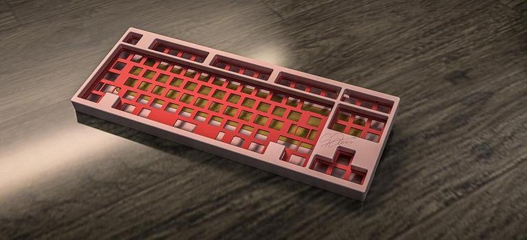 Sana and Chaewon TKL (IC) - Keyboard interest check cover image featuring sana tkl, chaewon tkl, kpop keyboard, custom keyboard, tkl keyboard, mechanical keyboard, aluminum keyboard, brass weight, h87 pcb, jane v2, dadesin, kpop custom, sana keyboard, chaewon keyboard