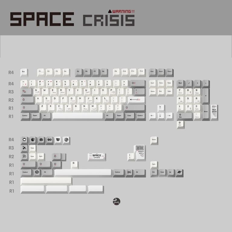 Space Crisis PBT Keycaps Set (IC)