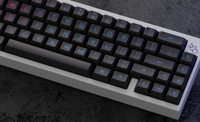 KAT Space Dust - Keycap group buy cover image featuring KAT Space Dust, keycap set, cosmic aesthetics, thocking, interstellar space, space exploration, keycaps, keyboard design, novelties, desk mats, group buy