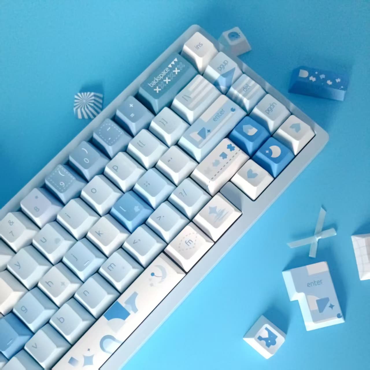 Geometric Fairytale Keycap Set - Gallery image 5 showing project details