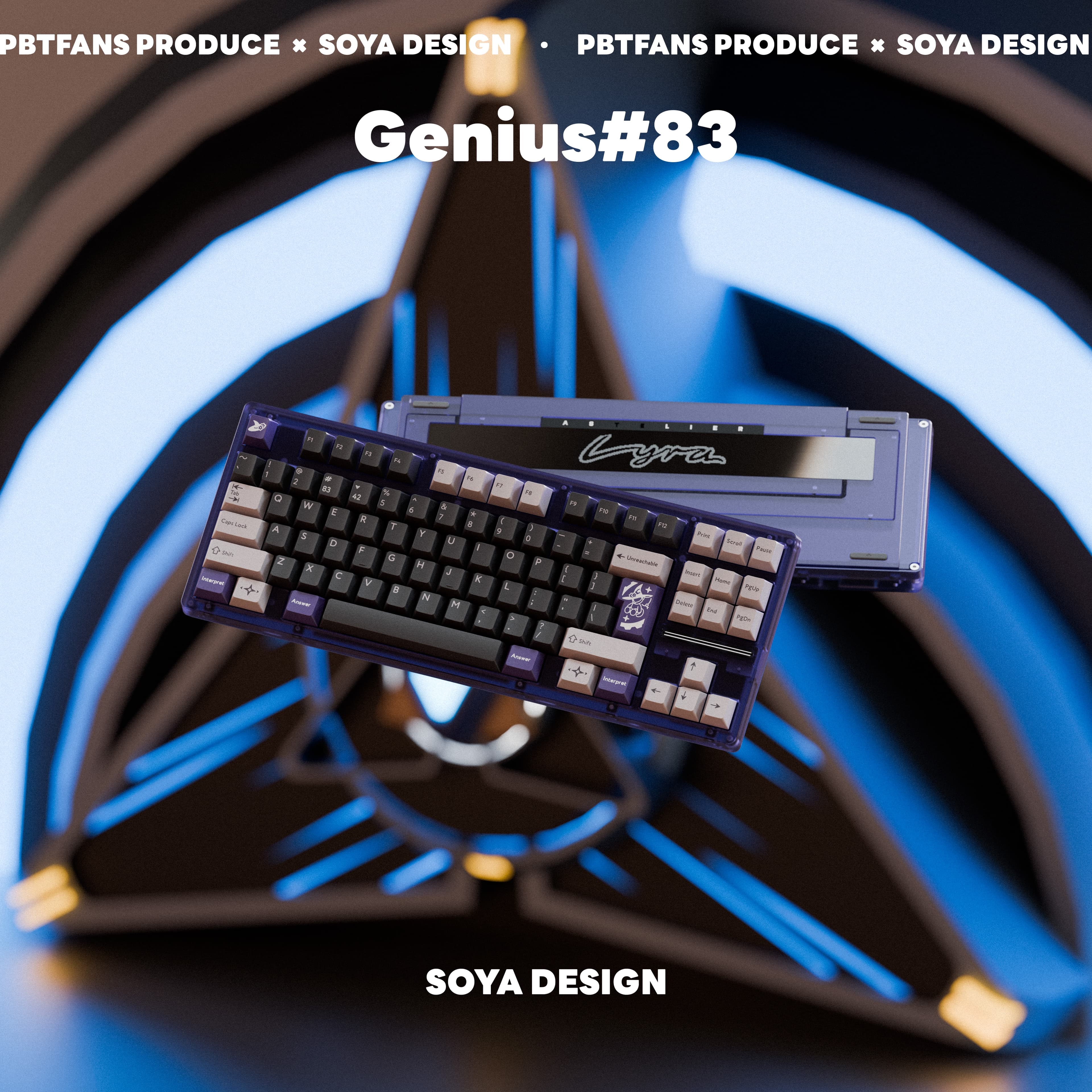PBTFans Genius#83 keycaps - Gallery image 2 showing project details