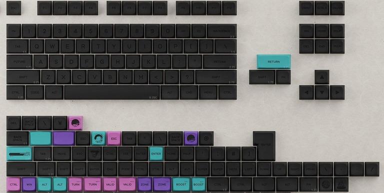 MDA Future Suzuri (IC) - Keycap interest check cover image featuring MDA Future Suzuri, calligraphy, Zen, inkstone, keycaps, Japanese, Kanji, black, PBT plastic, MelGeek