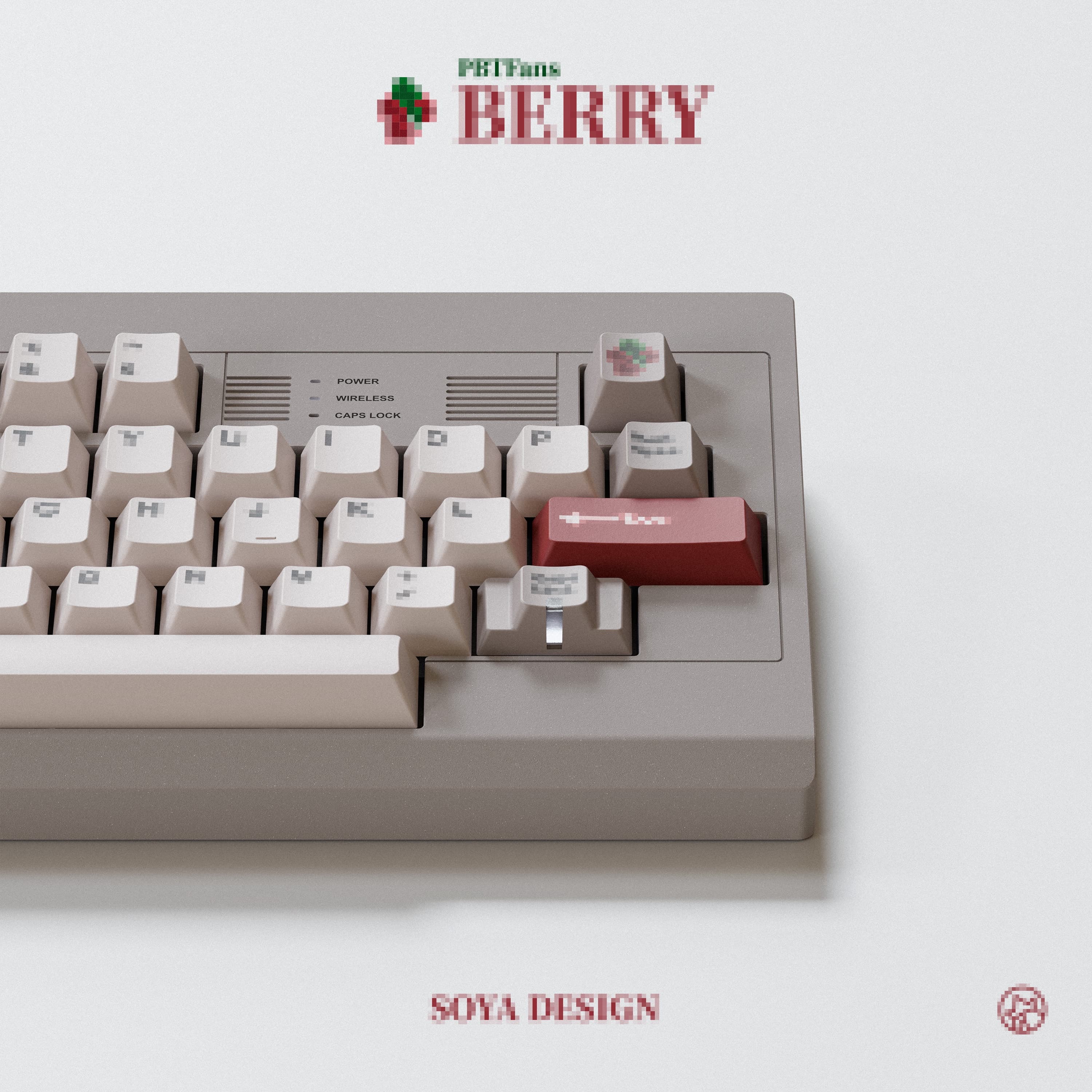 PBTFans Berry -Beige- Keycaps - Gallery image 6 showing project details