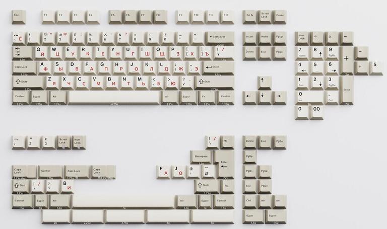 KEYKOBO RED CYRILLIC