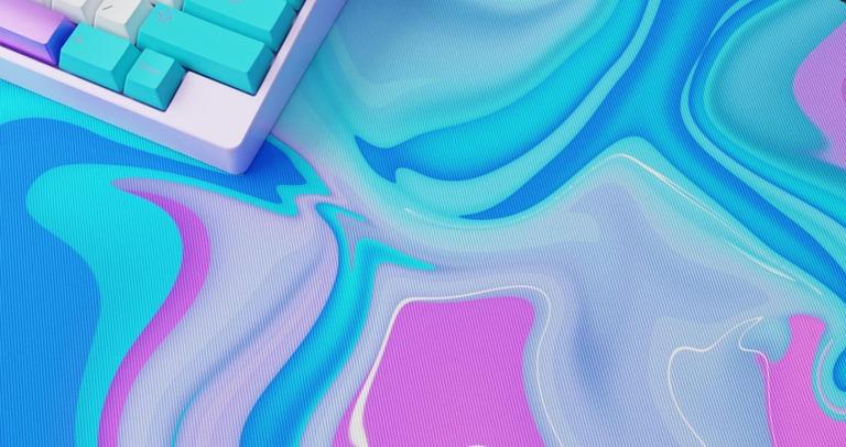Candy Mousepad (IC) - Deskmats & Accessories interest check cover image featuring Candy Mousepad, Liquid Mousepad, design, interest check, stitched edges, smooth cloth