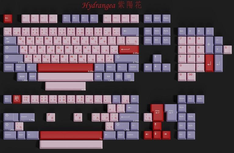 TMT Story - Keycap group buy cover image featuring TMT Story, keycap set, Japanese literature, Mincho Hiragana, zFrontier, keycaps, groupbuy, PBT Cherry profile, collab, Vala Supply, Deskhero, Basekeys