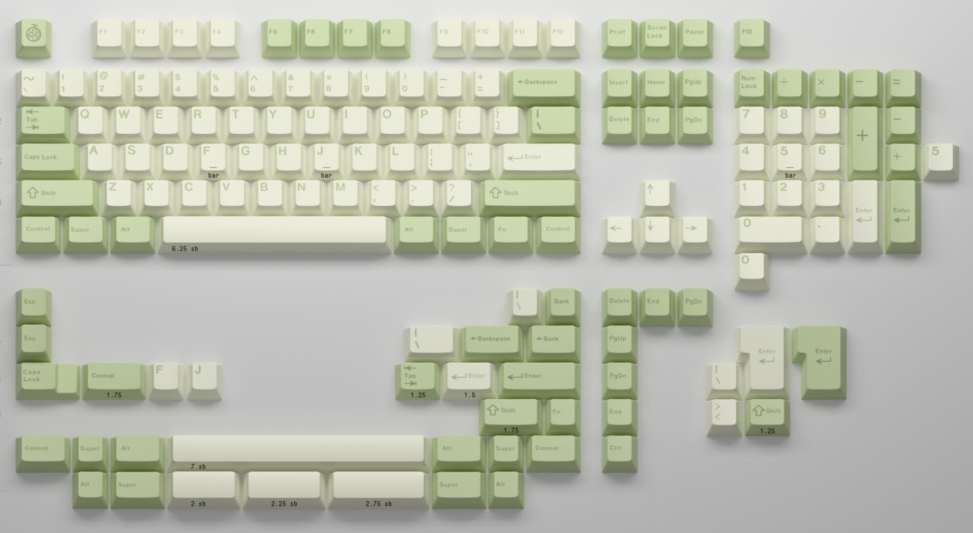 GMK Melon Cream