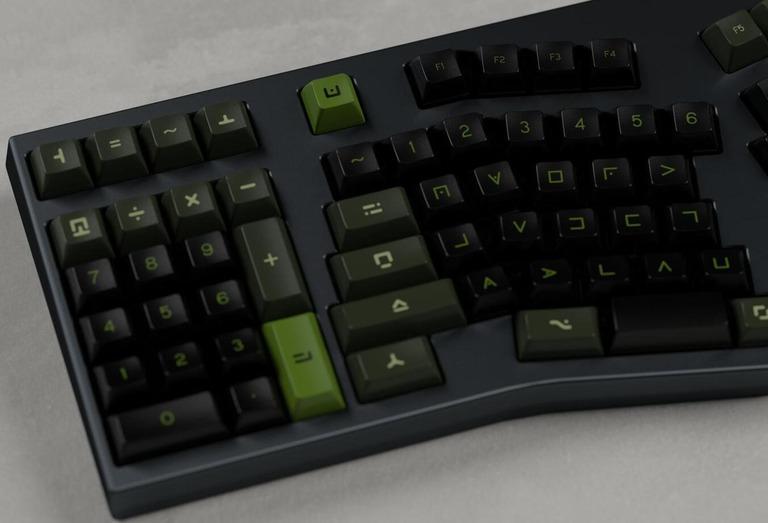 What in the **** Board - Keyboard group buy cover image featuring keyboard, Southpaw Fullsize XT Alice, DerpTurtle, Ram, Shiba, seamless design, aluminum case, PCBs, QMK/VIA support, USB C, custom keyboard