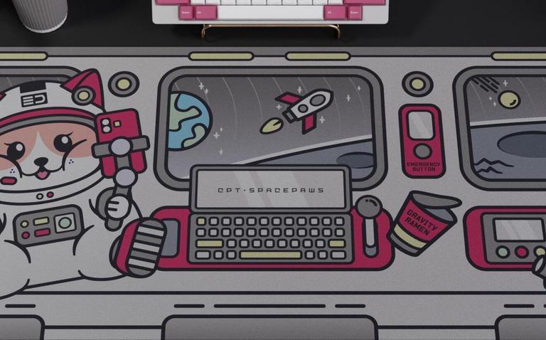 SpacePaws Deskmat (IC)