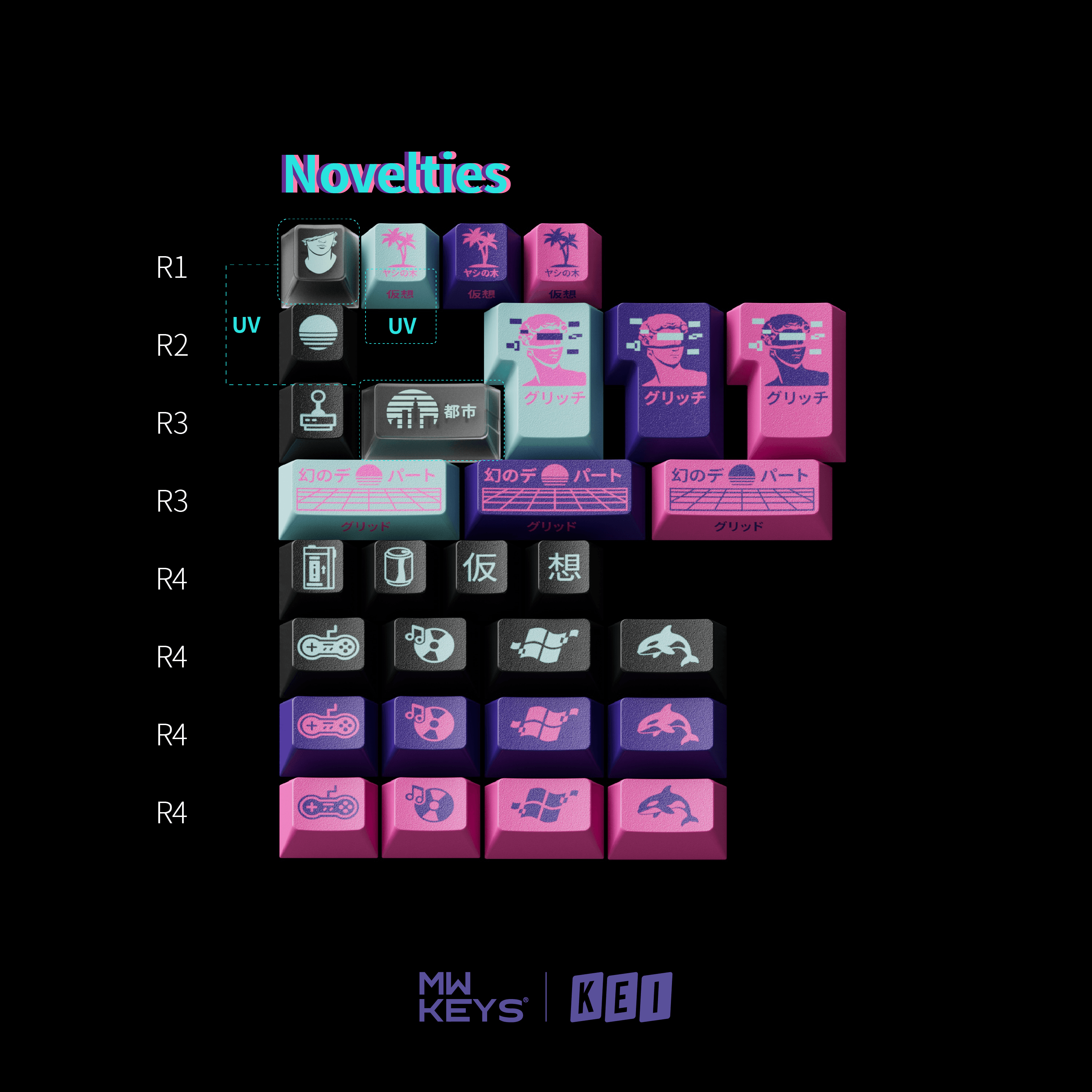 MW 仮想 Keycap Set - Gallery image 6 showing project details