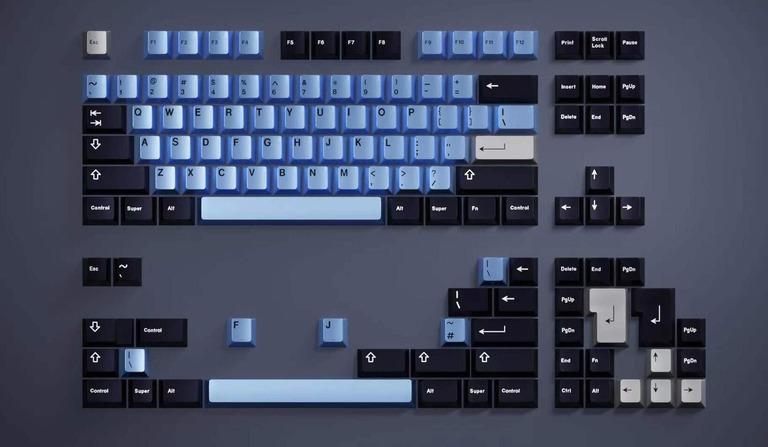 Aluminium Mizu Keycap, Aurora x Mizu AE (IC)
