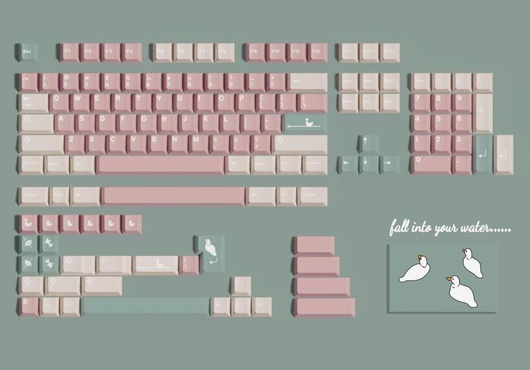 Heart & Water PBT Keycaps Kit (IC)