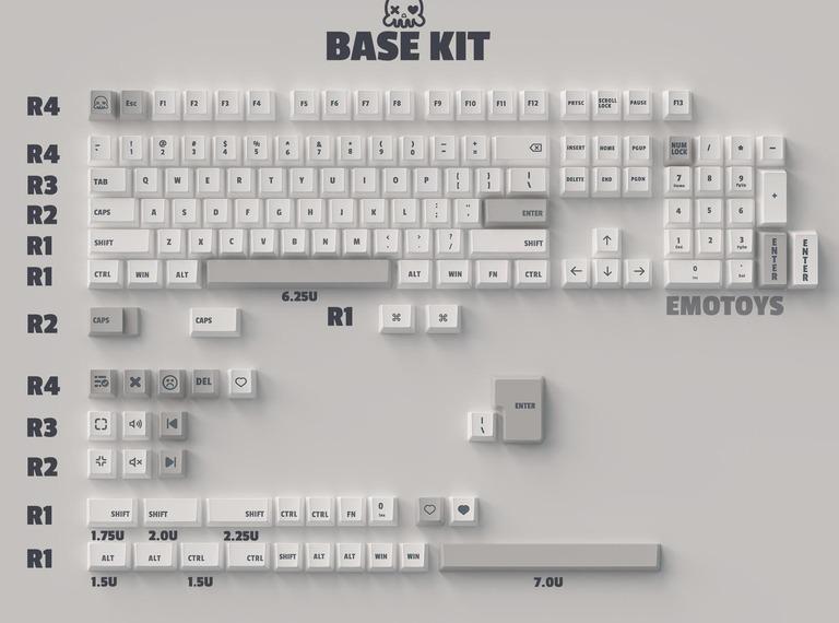 Tyche One Keycaps (IC)