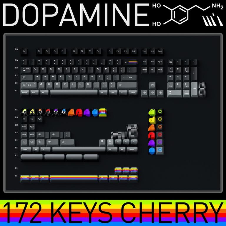 Dopamine 172 Keycaps (IC)