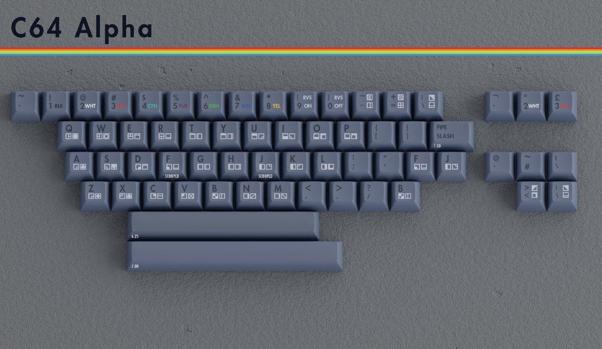 KAT Retrobytes (GB) - Keycap group buy cover image featuring KAT Retrobytes, keycap set, CM64, PBT, KAT profile, group buy, Cannonkeys, Deskhero, Monacokeys, zFrontier, Keyreative, Prototypist, DailyClack, SwagKeys, Aiglatson Studio