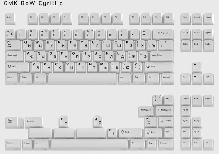 GMK BoW Cyrillic (IC)