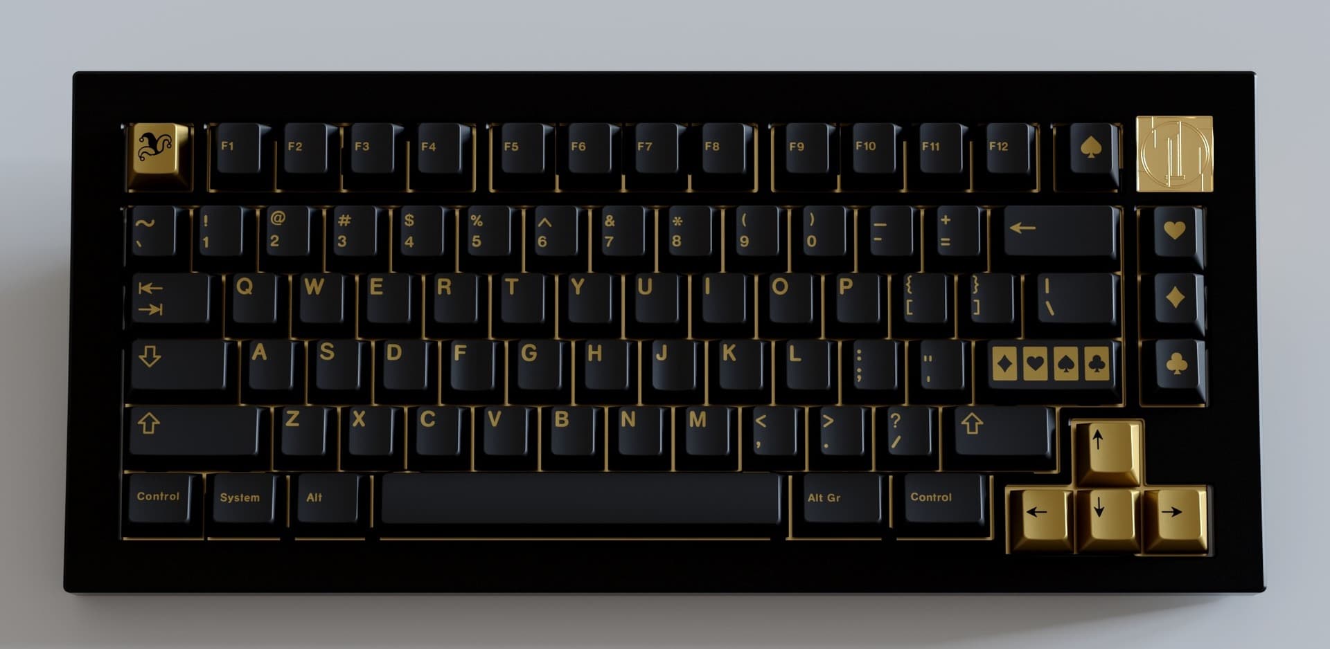 GMK CYL Black & Gold