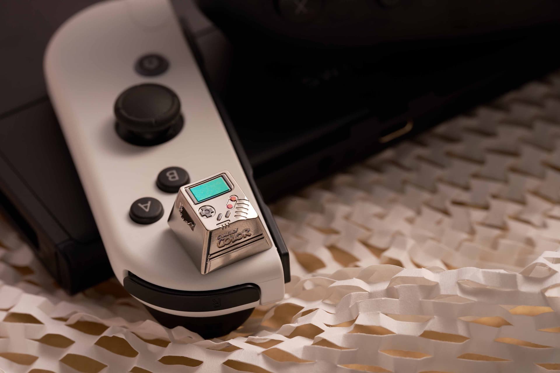 Gameboy Titanium Artisan Keycap