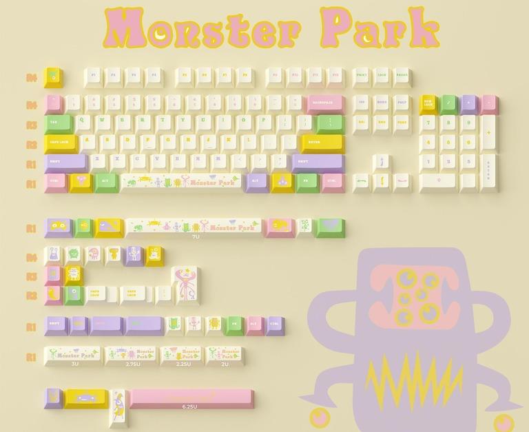 Monster Park Keycap Set