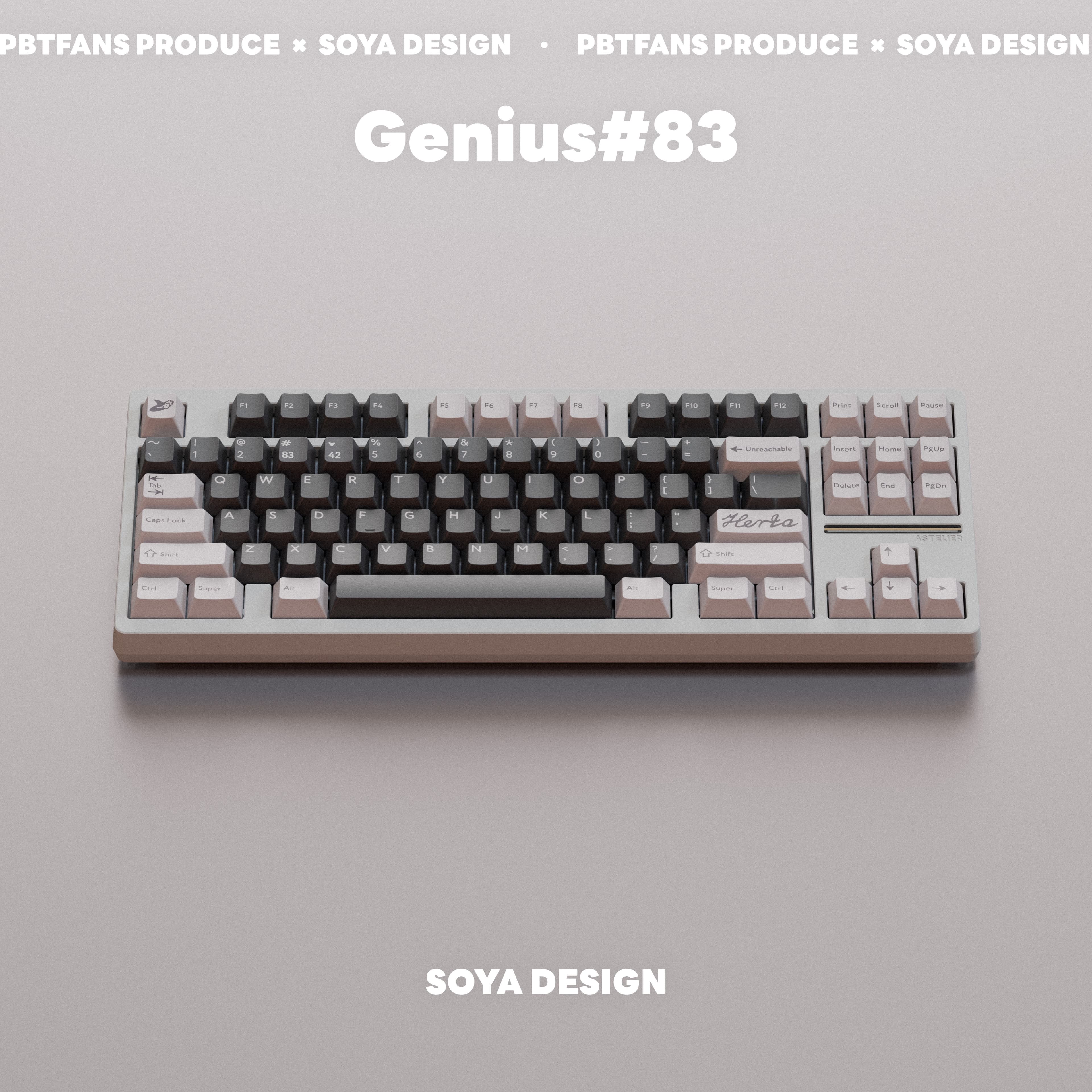 PBTFans Genius#83 keycaps - Gallery image 3 showing project details