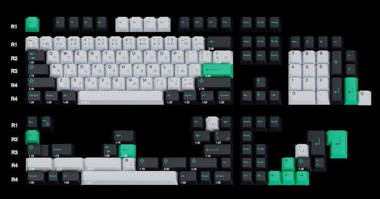 Milkyway Aegis (IC) - Keycap interest check cover image featuring Milkyway Aegis, keyboard set, base kit, full-size boards, TKL, novelty keys, space bars, dark alphas