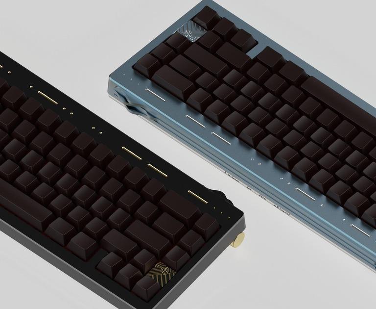Sisyphus 65 (IC) - Keyboard interest check cover image featuring Sisyphus 65, keyboard case, 65% keyboard, mechanical keyboard, custom keyboard, PCB gasket mount, aluminum case, stainless steel, Greek mythology,  Maniac Rabbit