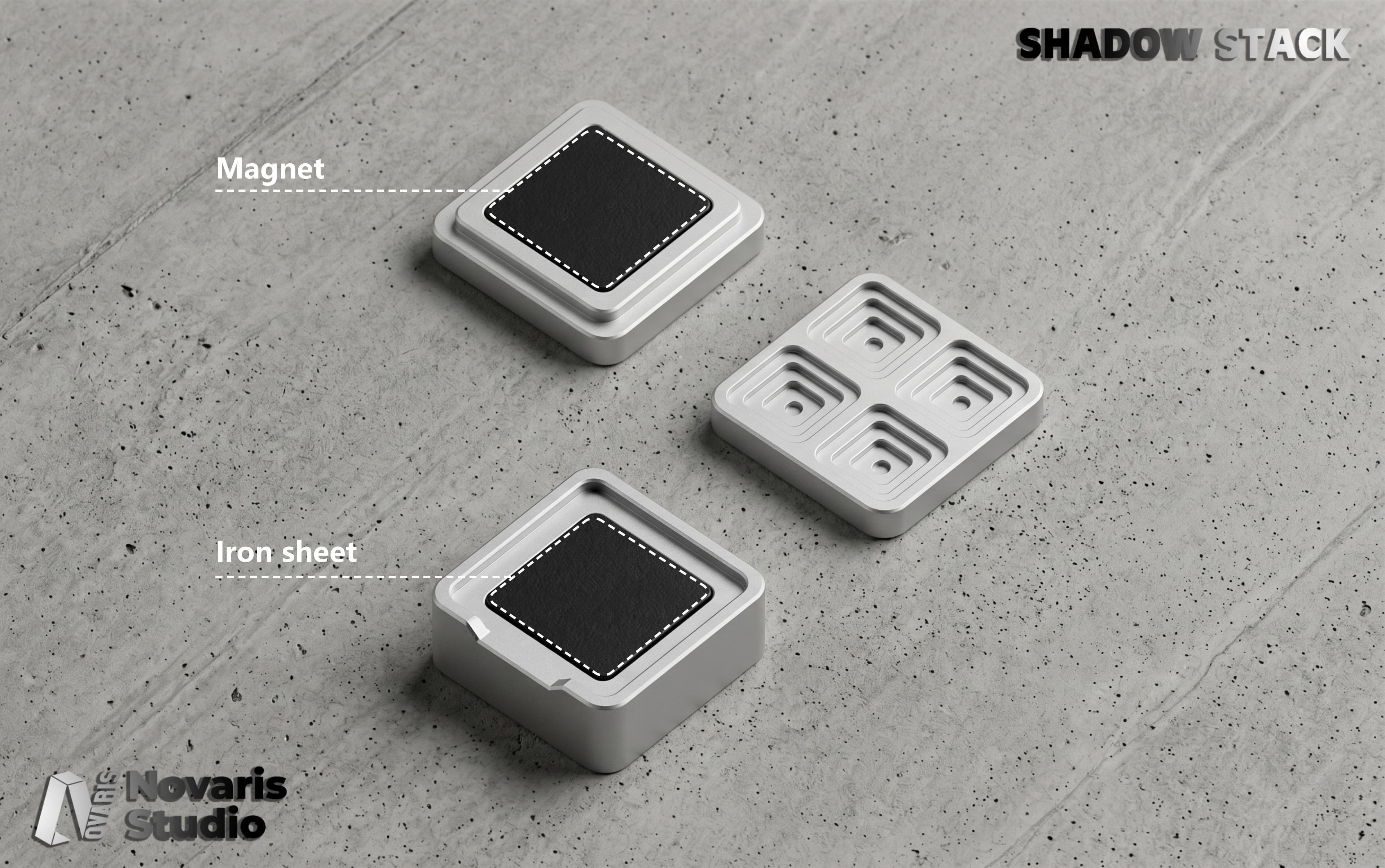 ShadowStack Metal Artisan Keycap Set - Gallery image 3 showing project details