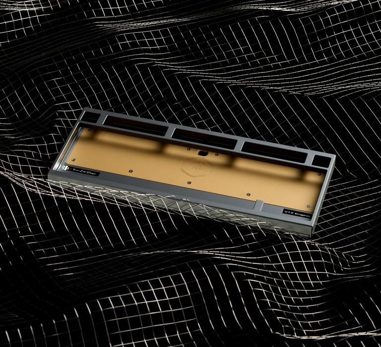 TKD Pt.1/75 (In-stock) - Keyboard group buy cover image featuring TKD Pt.1/75, mechanical keyboard, top mount, 75% keyboard, minimalist keyboard, brass weight,  Click Clack,  custom keyboard