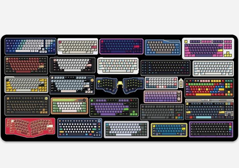 Pixel Keyboards Deskpad and Sleeve