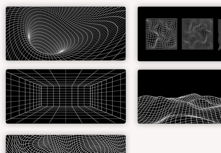 Grid Themed Deskpads (IC)