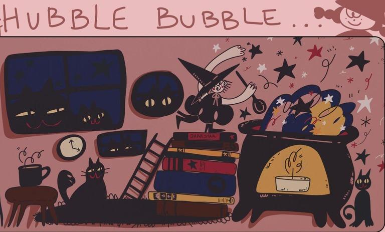 Hubble Bubble Deskmat