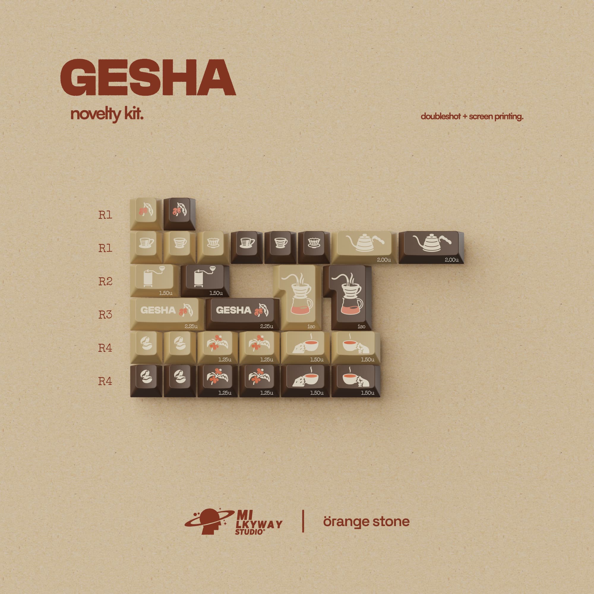 MW Gesha Keycap Set - Gallery image 5 showing project details