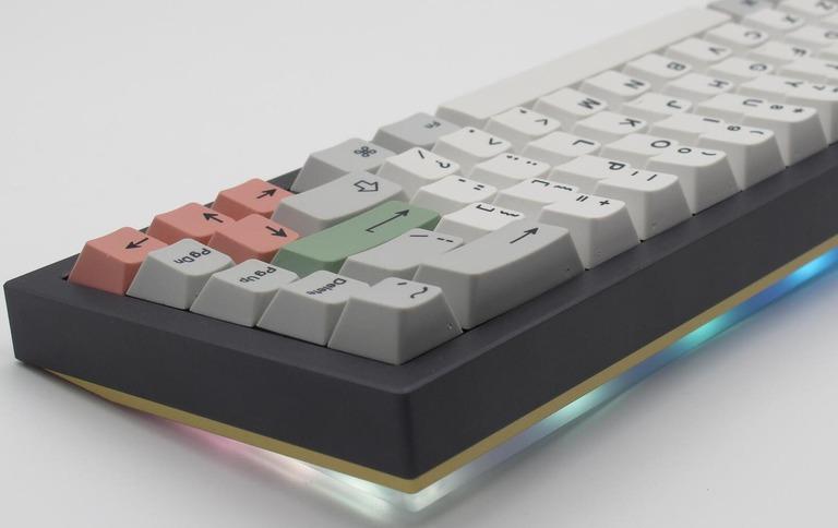 Duo-S - 65% Duo Isolation Mount (GB) - Keyboard group buy cover image featuring Duo-S, Duo Foundry, mechanical keyboard, group buy, isolation mount, aluminum case, brass frame, PC bottom, FR4 plate, hotswap PCB, custom keyboard
