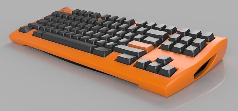 BP One by Baron Boards (IC) - Keyboard interest check cover image featuring BP One keyboard, Baron Boards BP One, McLaren-themed keyboard, modular mounting system, TKL mechanical keyboard, exotic car keyboard, customizable keyboard, carbon fiber keyboard, ergonomic keyboard, premium mechanical keyboard