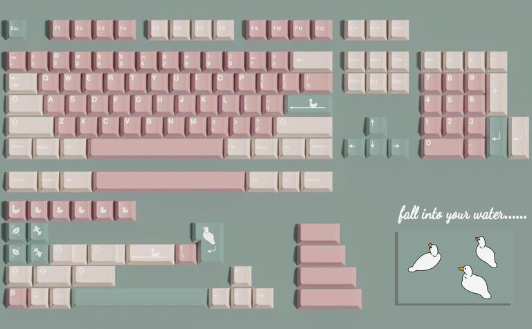 Heart & Water PBT Keycaps