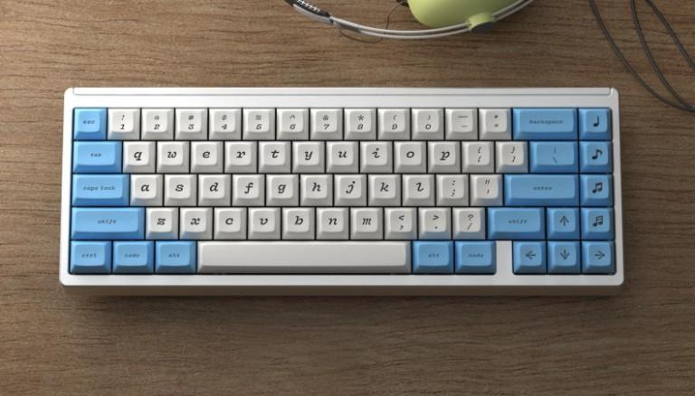 DSA Funky Duck (IC) - Keycap interest check cover image featuring DSA Funky Duck, Vulf Mono, keycap set, Signature Plastics, PBT base, funk music, retro design, James Edmondson, Oh No Type co, Vulfpeck, Geon Vanquish65, vendors, kits
