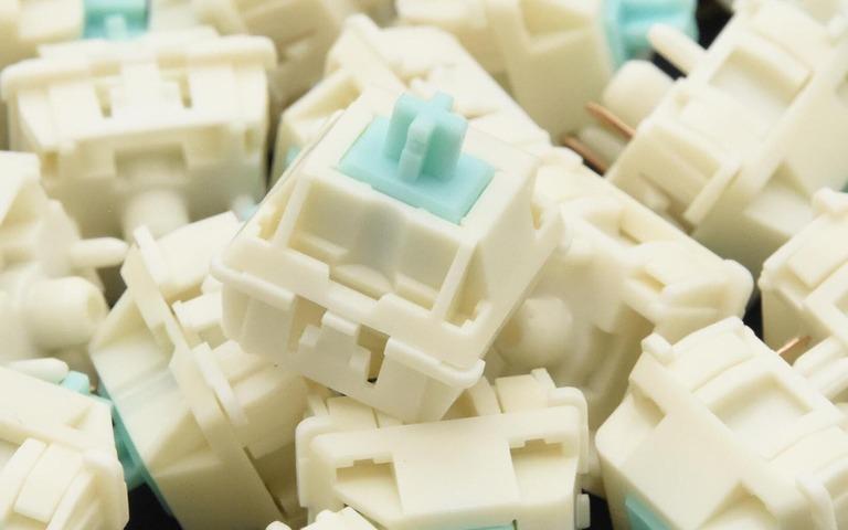 BSUN X Linear Switch (GB) - Switches group buy cover image featuring BSUN X Switch, Linear Switch, Group Buy, Unikeys, POK material, LY stem, Keyboard switches, Factory Lube, Polyketone, Custom switches